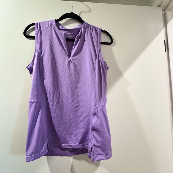 Baleaf Tops - Baleaf Lavender Sleeveless Golf Top